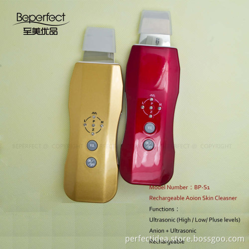 Beperfect wholesale New rechargable skin scrubber facial cleansers multi-functional machine